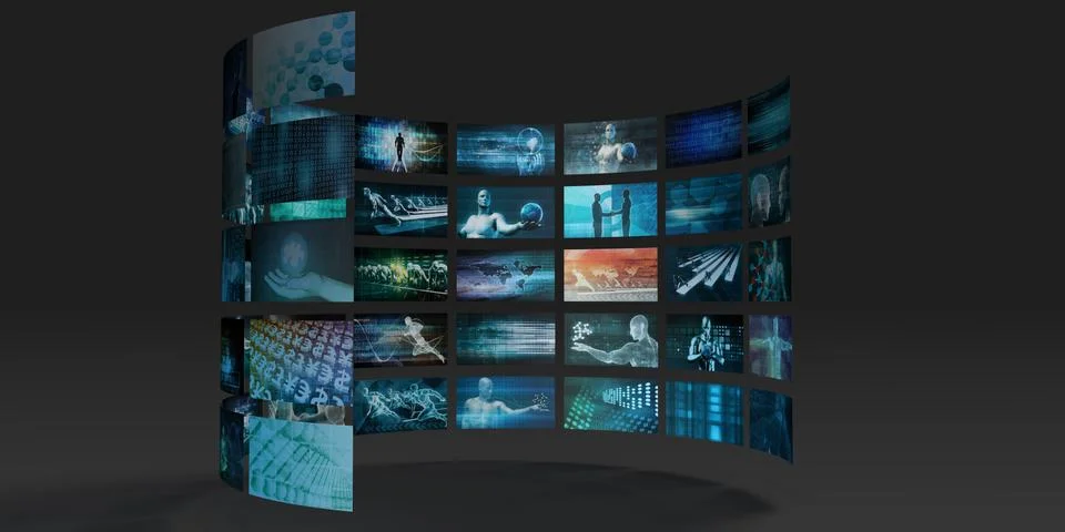 Digital Science Stock Illustration