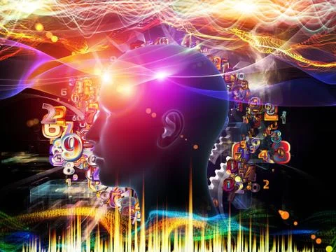 Digital Science Metaphor Stock-Illustration