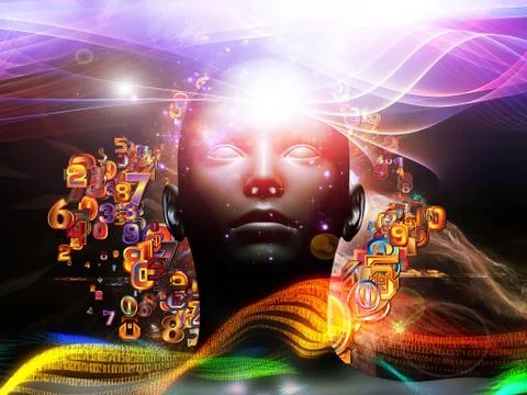 Digital Science Metaphor Stock-Illustration