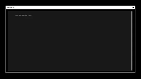 Digital screen with computer coding over black Video stock 91215985