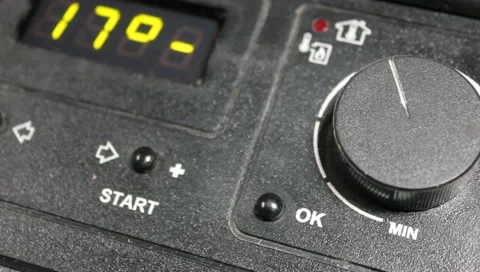 Digital screen on control panel Video stock 11300609