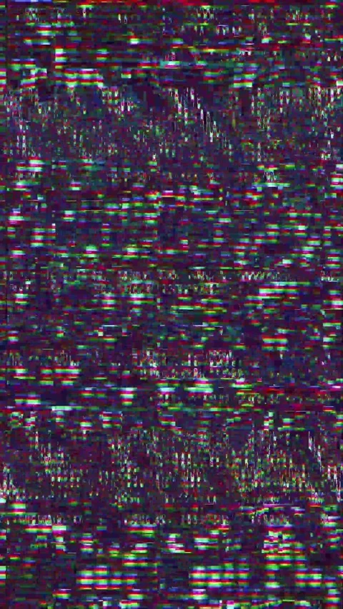 Digital Screen Corruption Vertical Glitch Background 4K UHD Video Video stock 341479970