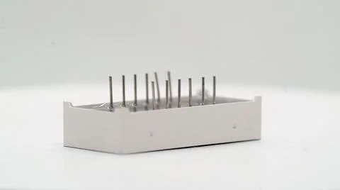 Digital screen display electronic component. Small single board computer device. Stock Photos