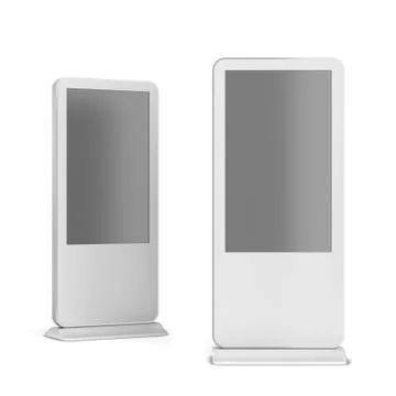 Digital screen display stand Stock Illustration