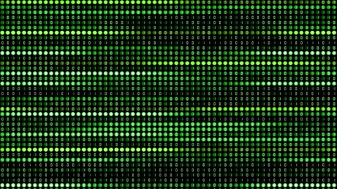 Digital screen with fast flashing and changing numbers. Stock Footage 244914952