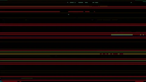 Digital Screen Lines Flowing Down Abstract Noise Background Видео 87172303