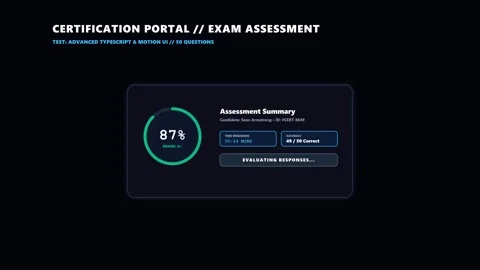 Digital screen showing data analysis and corporate reporting interface Stock Footage 343284877