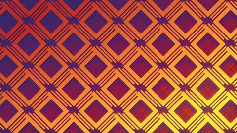 Digital seamless loop animation of abstract bright pattern. 3d rendering 4K Stock Footage 255008691