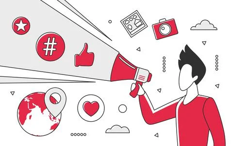 Digital search engine optimization marketing Stock Illustration