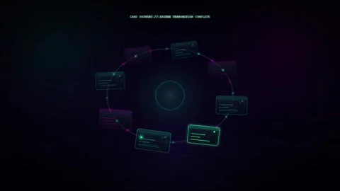 Digital Secure Transaction Processing with Orbiting Data Cards and Network .. Видео 347359998