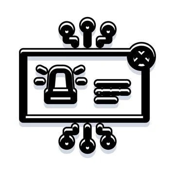 Digital security alert warning about cyber vulnerability Stock Illustration