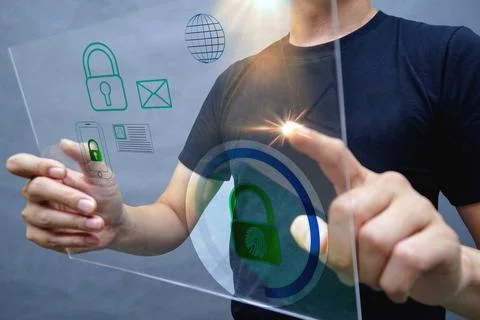 Digital security and encryption Stock Photos