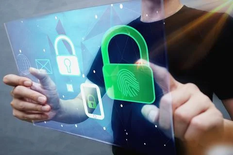 Digital security and encryption003 Stock Photos