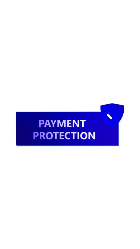 Digital security animation vertical video. Safe transaction verified badge... Stock Footage 341613291