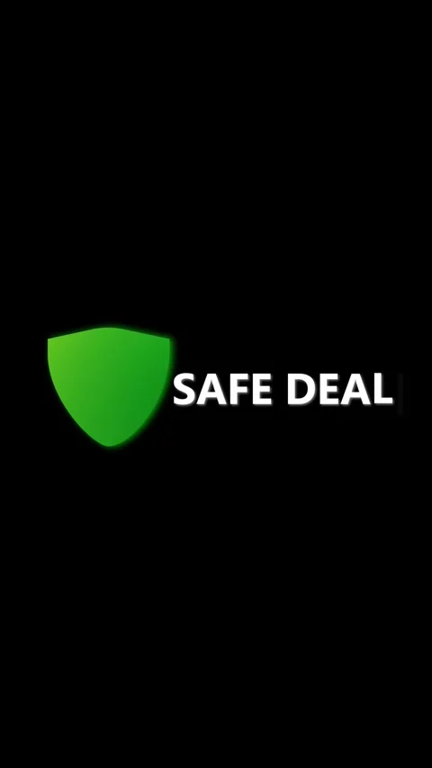 Digital security approval animation vertical video. Green shield motion gra.. Stock Footage 341613025