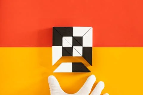 Digital security, blockchain and data structure concept. Abstract geometric Photos