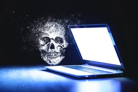 Digital security concept. cyber attacks 写真素材
