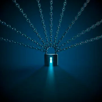 Digital security concept Stock-Illustration