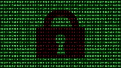 Digital Security Concept with Lock and Binary Code Stock Footage 337061951