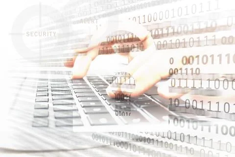 Digital security concept Stock Photos