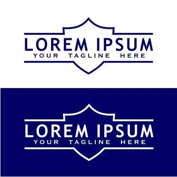 Digital Security Logo Design Template, Cyber Awareness Logo Concept, White .. 스톡 일러스트