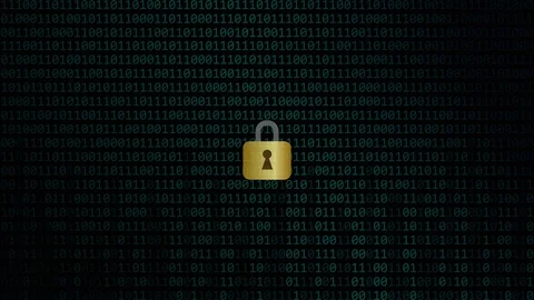 Digital security privacy on the internet Stock Footage 104545315