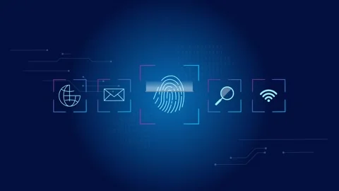 Digital Security - Secured Services Technology and User Privacy and Authentic Stock Footage 329389937