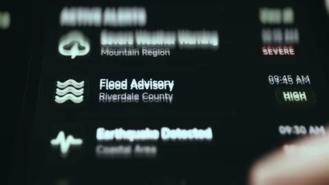 Digital Security Service Menu Cybersecurity Touchscreen Stock Footage 340129401