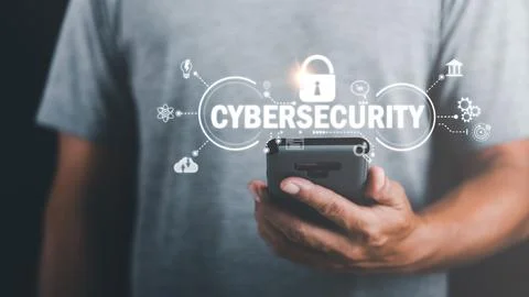 Digital security unlock or encryption concept,secure login authorization,in.. Stock Photos