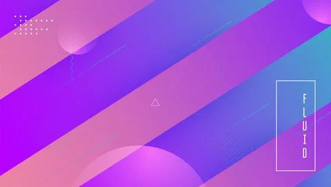 Digital Shape. Liquid Cover. Wave Landing Page. Minimal Shapes. Stock Illustration