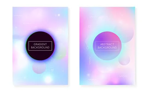 Digital Shape. Science Flyer. Simple Dots. Purple Space Pattern. Stock Illustration