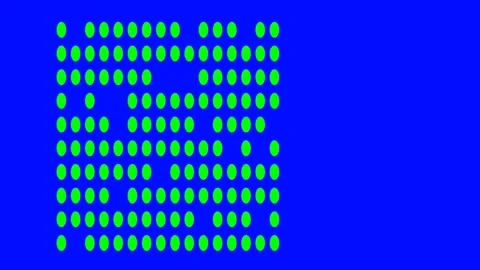 Digital shapes flickering Stock Footage 235963106