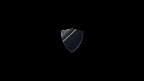 Digital Shield Icon Animation Security Privacy and Technology Concept Video stock 342751679