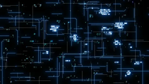 Digital Shift 4k 01 Stock Footage 119890722