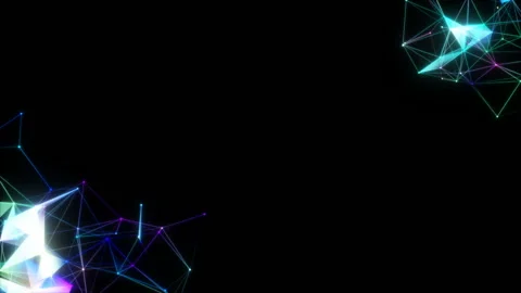 Digital Shine Animated digital background. Place for text. Seamless loop. Stock Footage 100112797