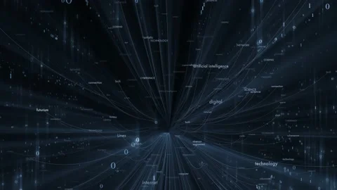 Digital shining science word cloud animation Vídeos de archivo 226801336