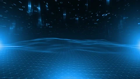 Digital shiny cyberspace with data animation 库存影片 232295665