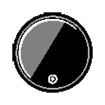 Digital shower timer pixel art vector illustration イラスト素材