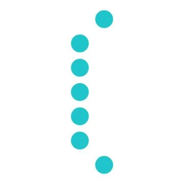 Digital sign parenthesis display board round dot Illustrazione stock