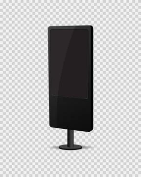Digital signage mockup Stock Illustration