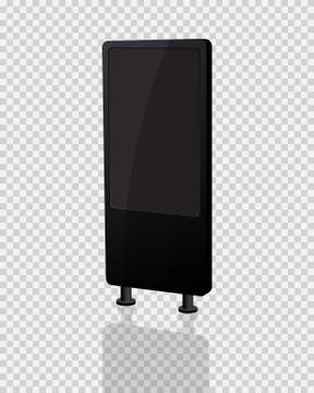 Digital signage mockup Stock Illustration