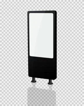Digital signage mockup Stock Illustration