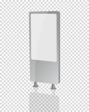 Digital signage mockup Stock Illustration