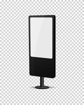 Digital signage mockup Stock Illustration