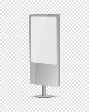 Digital signage mockup Stock Illustration
