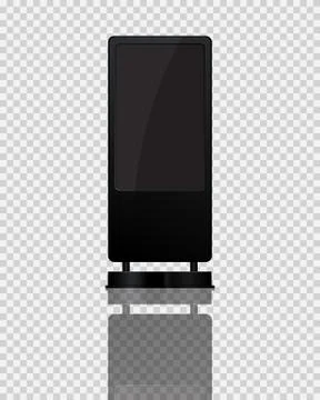 Digital signage mockup Stock Illustration