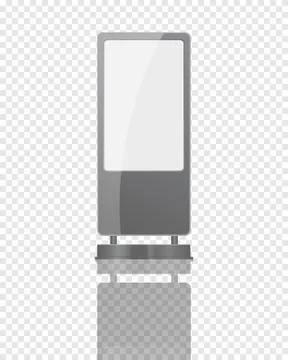 Digital signage mockup Stock Illustration