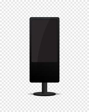 Digital signage mockup Stock Illustration