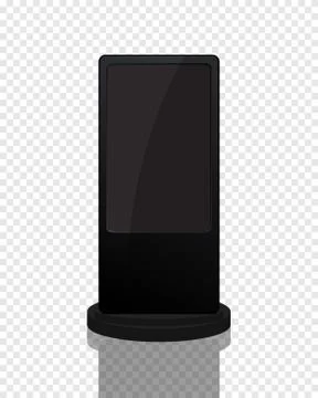 Digital signage mockup Stock Illustration