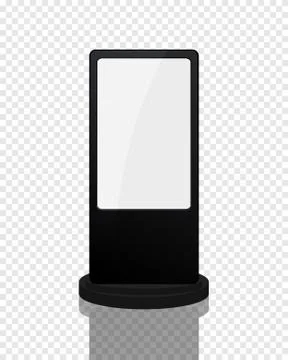 Digital signage mockup Stock Illustration